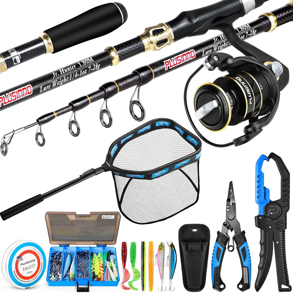 Men Accessories Combo Set - Fishing Gear Set: Rod, Combo, Tackle