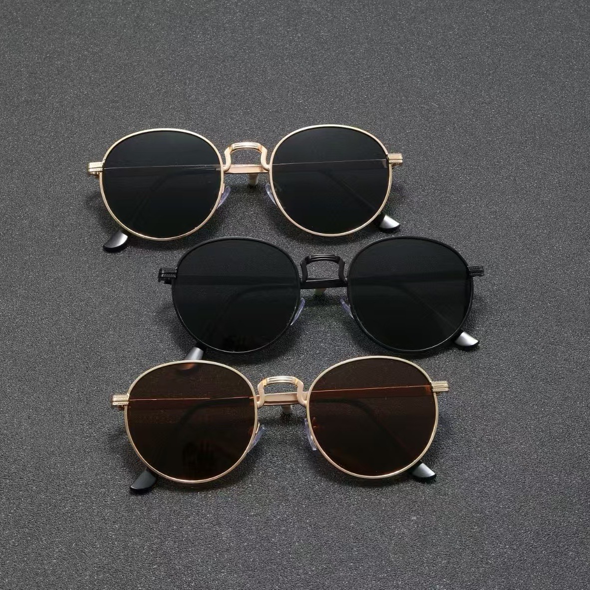 Men'S Accessories Glasses - 1PCS Retro Oval Narrow Frame Sunscreen