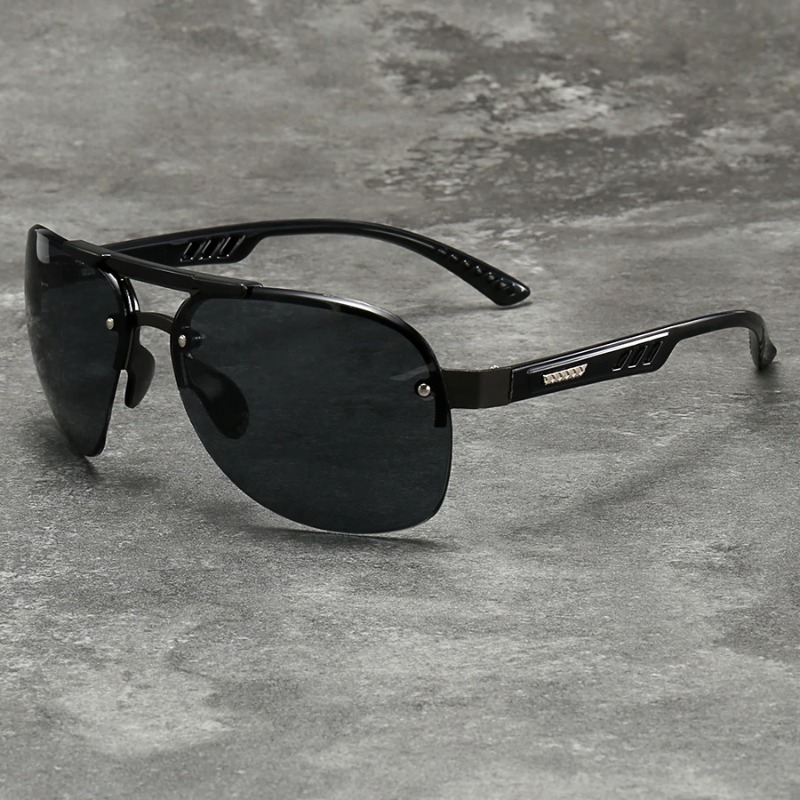 Men'S Accessories Glasses - Fashion Gradient Lens Metal Sunglasses Men