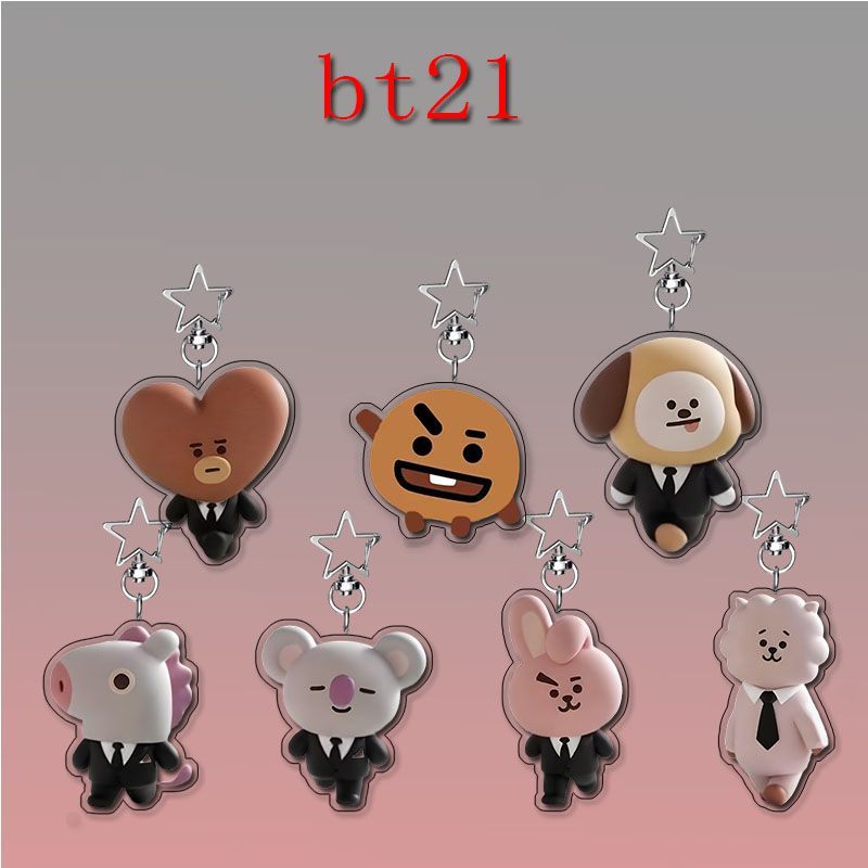 Men Accessories Pendant - Kawaii BT21 TATA KOYA RJ COOKY