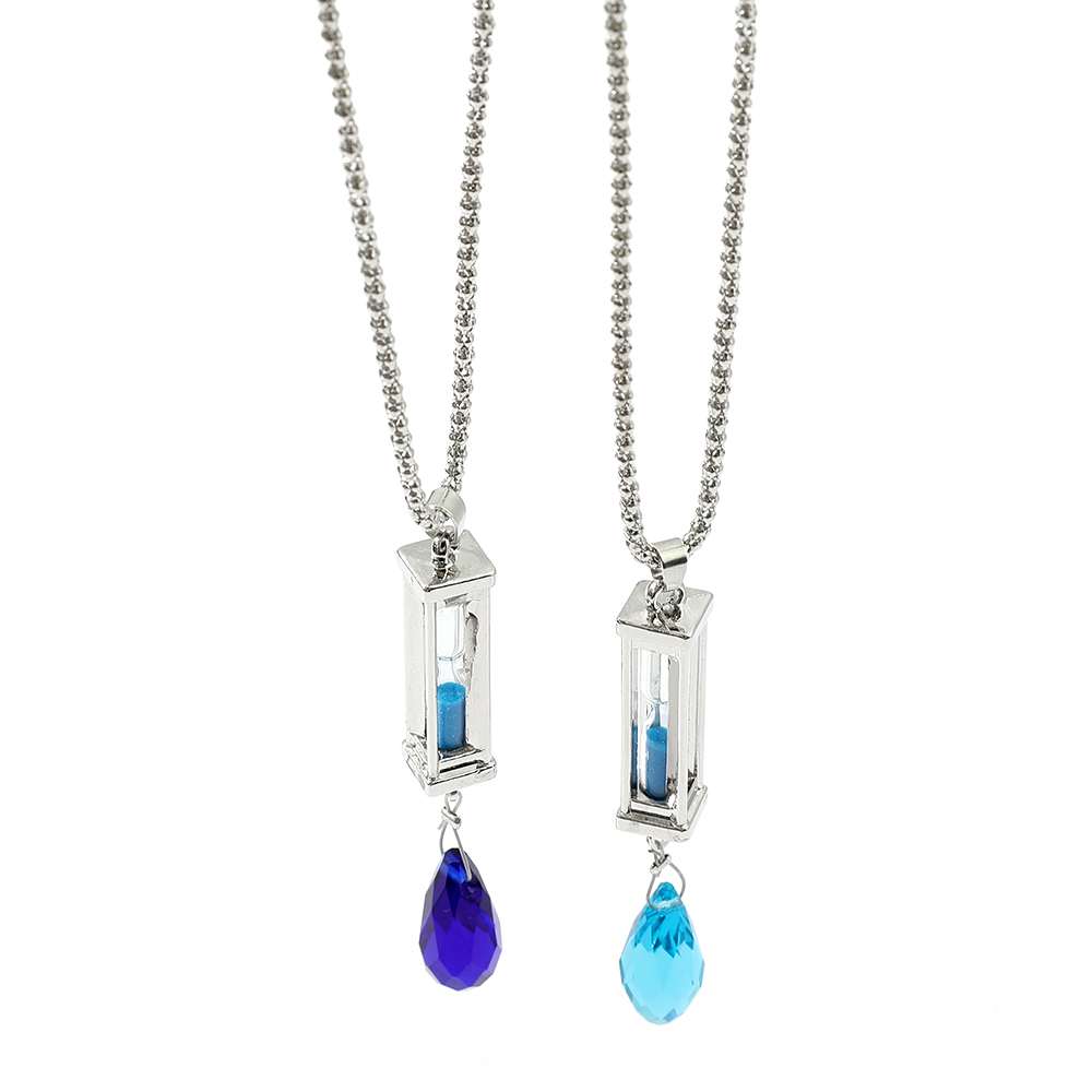 Men Accessories Pendant - Anime Cartoon Hourglass Necklace Cosplay Creative