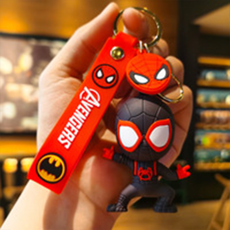 Men Accessories Pendant - Creative Cartoon Spider Man Doll Keychain