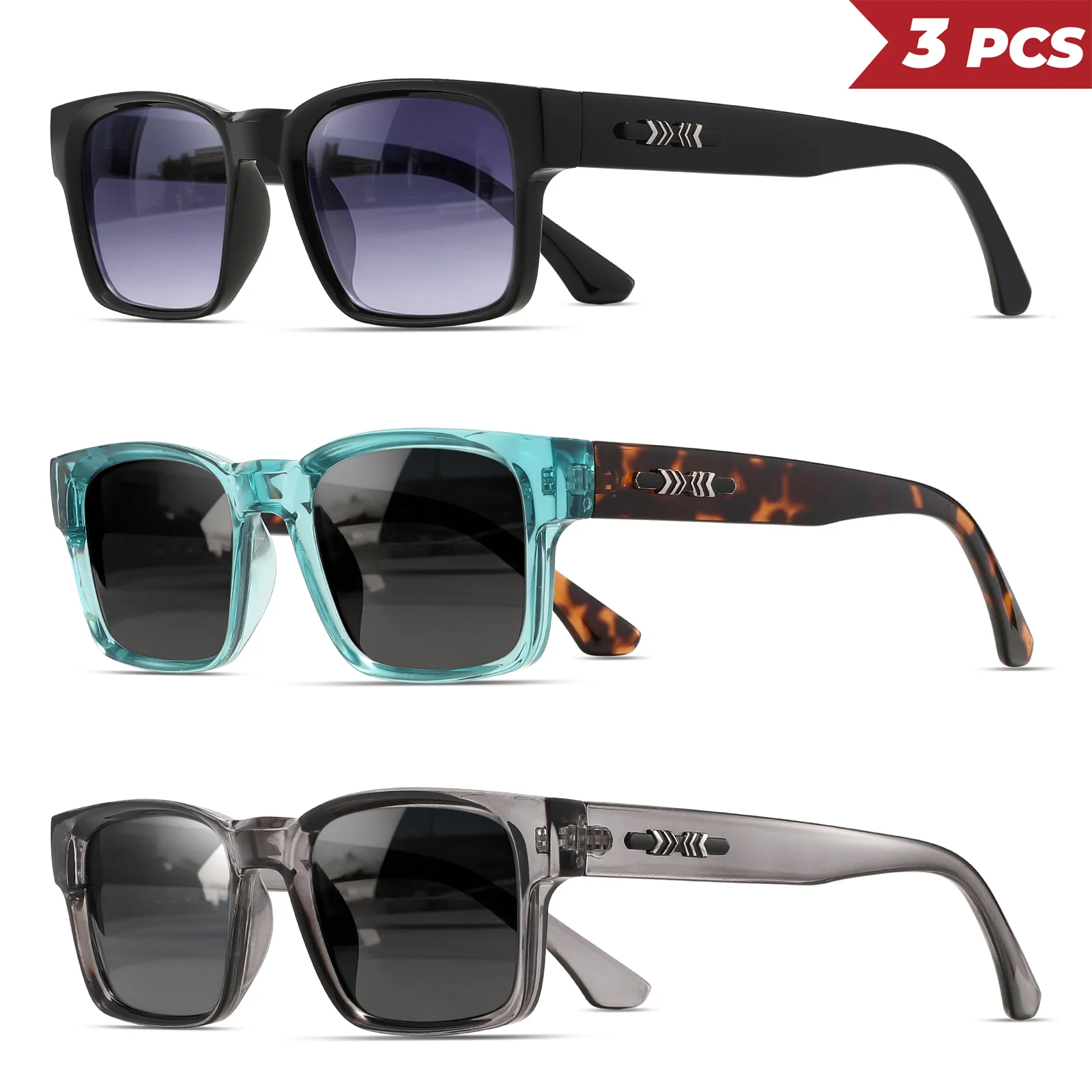 Men'S Accessories Glasses - 1/3PCS Oversize frame One-piece Goggle Men