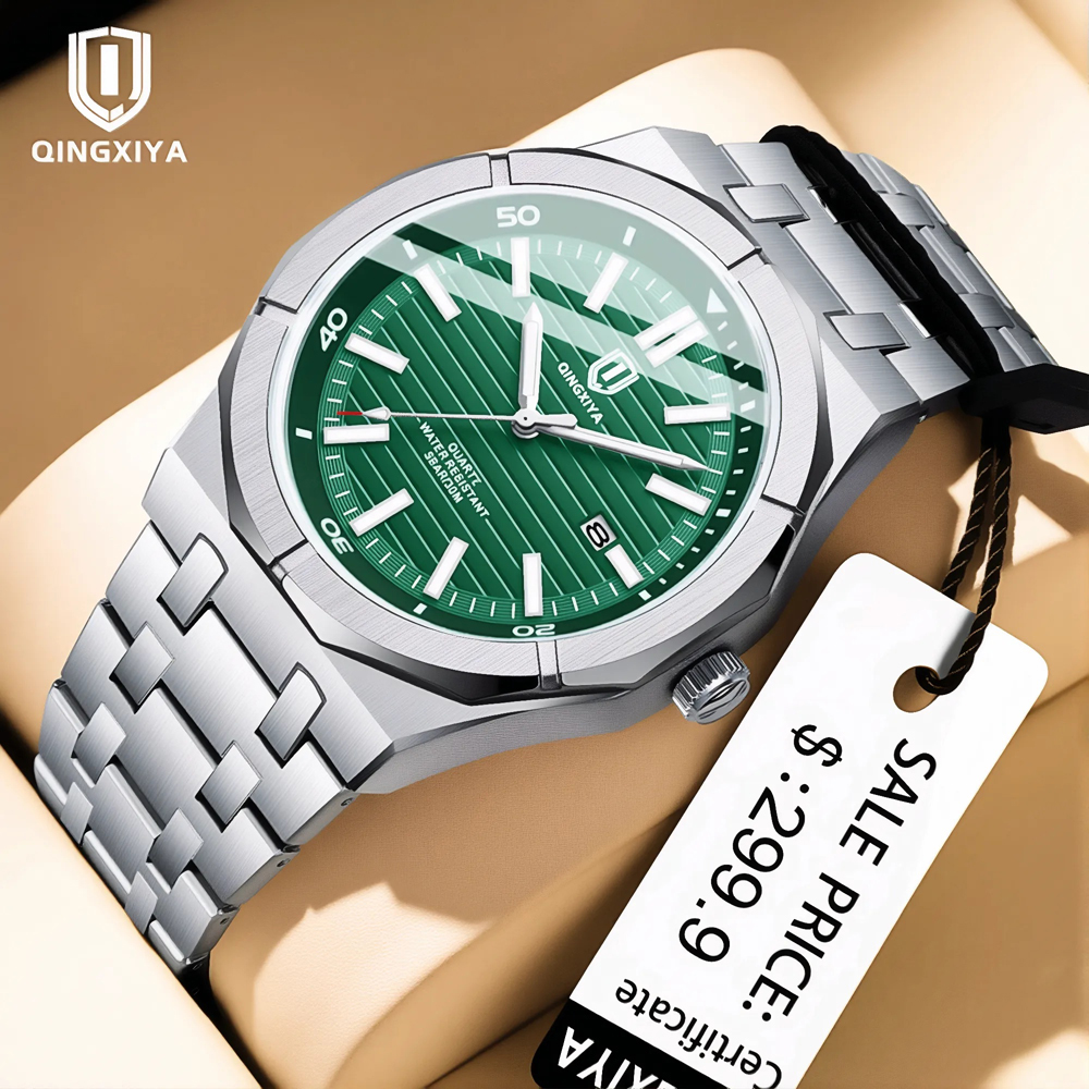 Men'S Accessories Luxury Brands - QINGXIYA Top Original Quartz Watch for