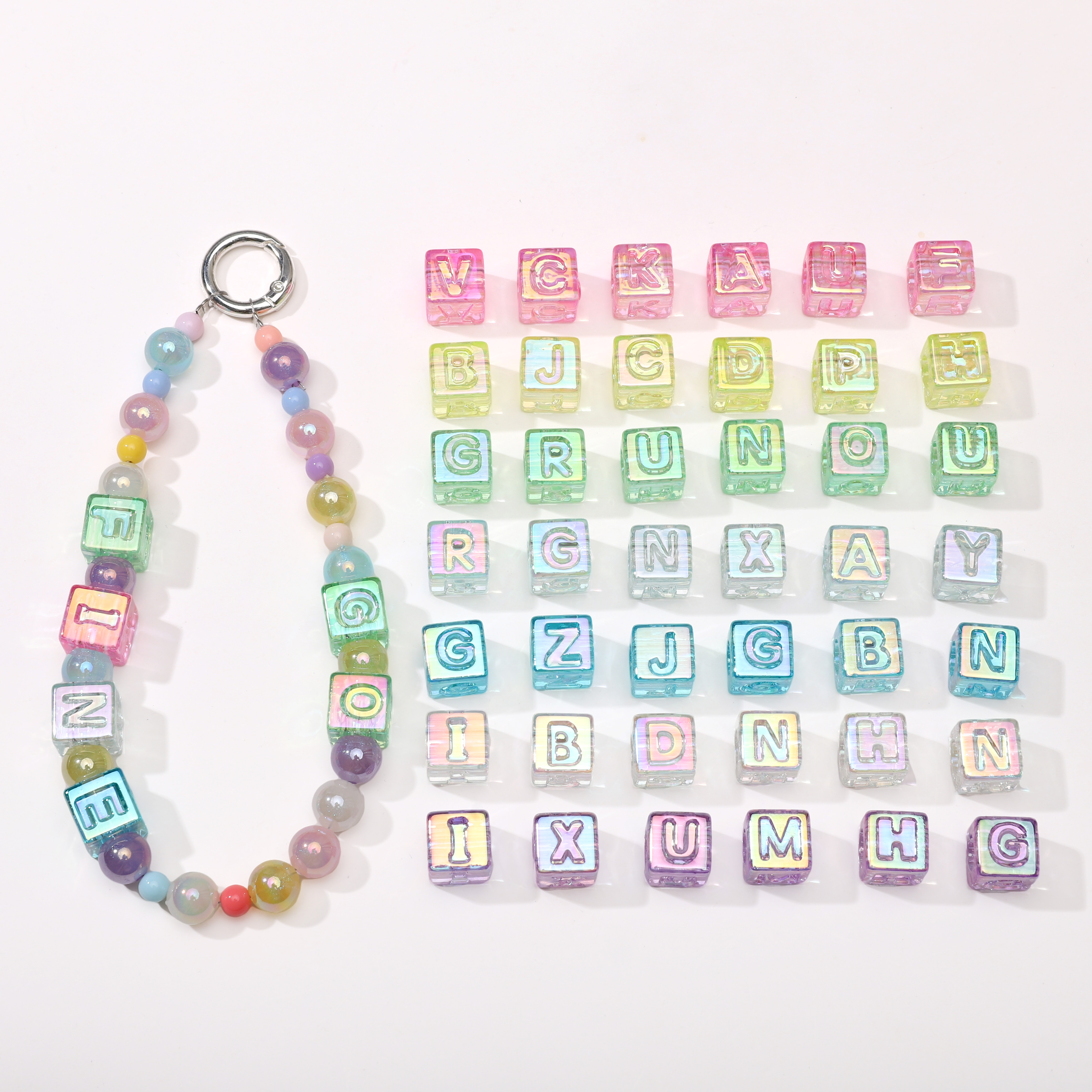 10Pcs beading Colorful Clear L - Men Accessories Wedding のレビューと価格
