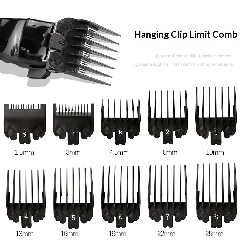 8 Grids Sizes Men Hair Clipper - Men Accessories Combo Set のレビューと価格