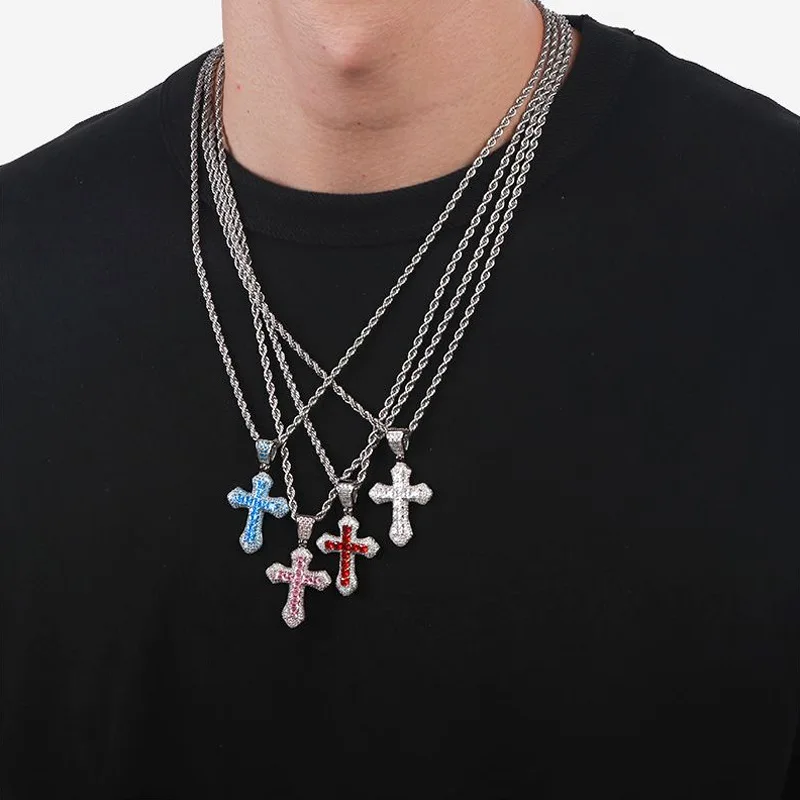 WANZHI Stainless Steel Cross P - Men Accessories Singapore のレビューと価格