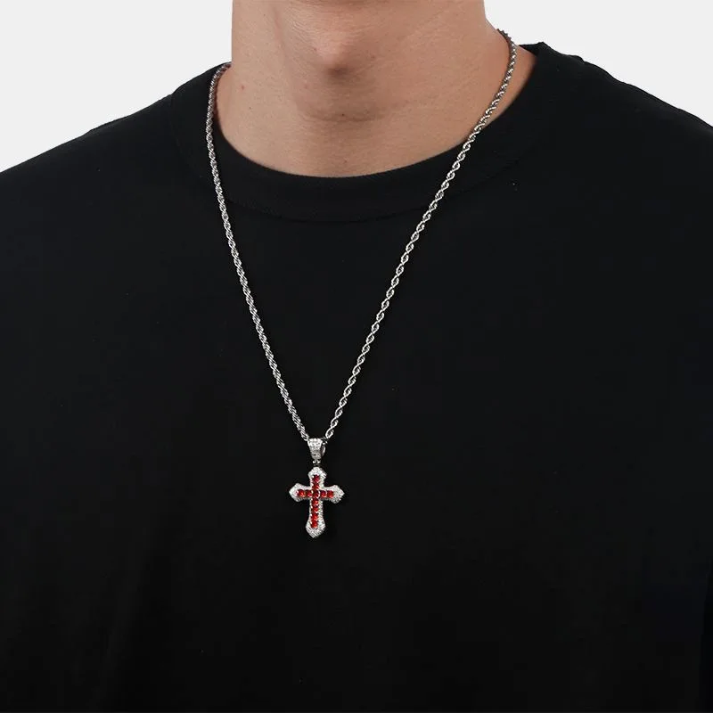 WANZHI Stainless Steel Cross P - Men Accessories Singapore のレビューと価格