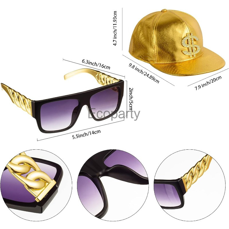 80s 90s Hip Hop Costume Access - Men Accessories Chain And Bracelet のレビューと価格