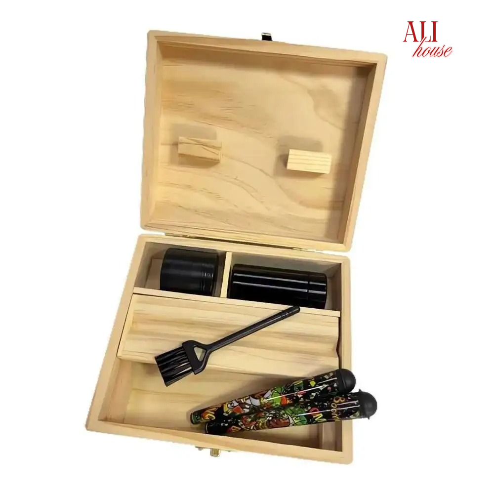 Wood Stash Box With Rolling Tr - Men'S Accessories Organizer Tray のレビューと価格