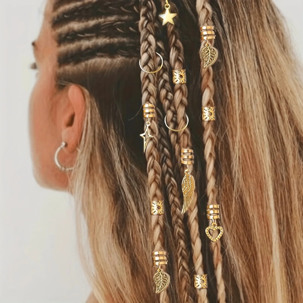 45 Pcs Alloy Hair Accessories  - Men Accessories Combo Set のレビューと価格