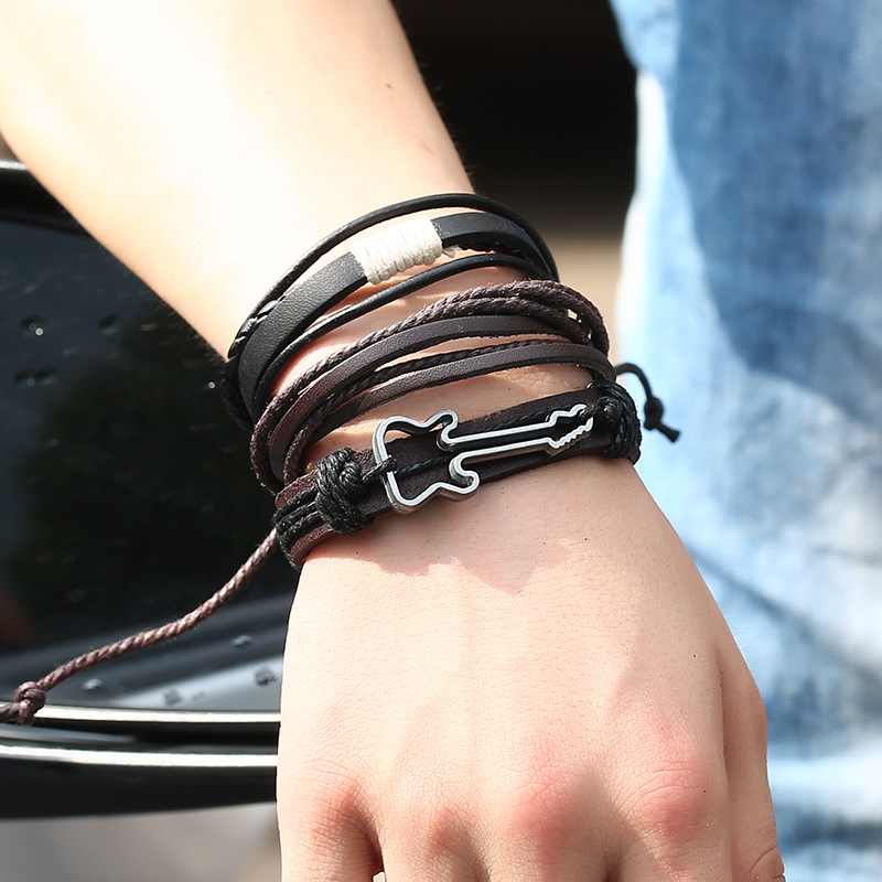Hip-hop rock jewelry bracelets - Men Accessories Singapore のレビューと価格