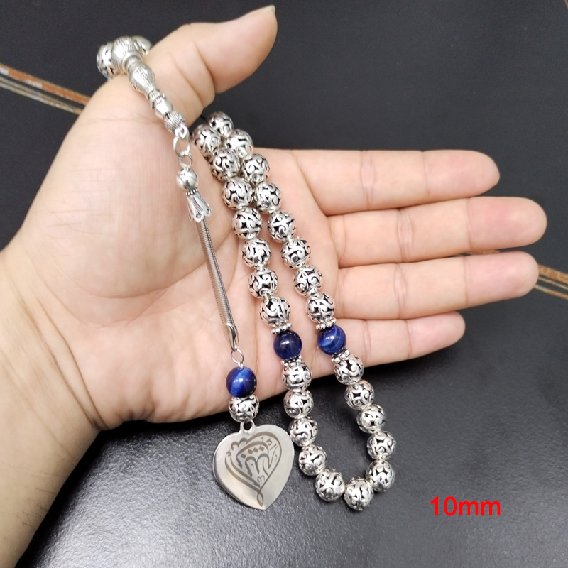 Tasbih set Metal beads blue ti - Men Accessories Hk のレビューと価格