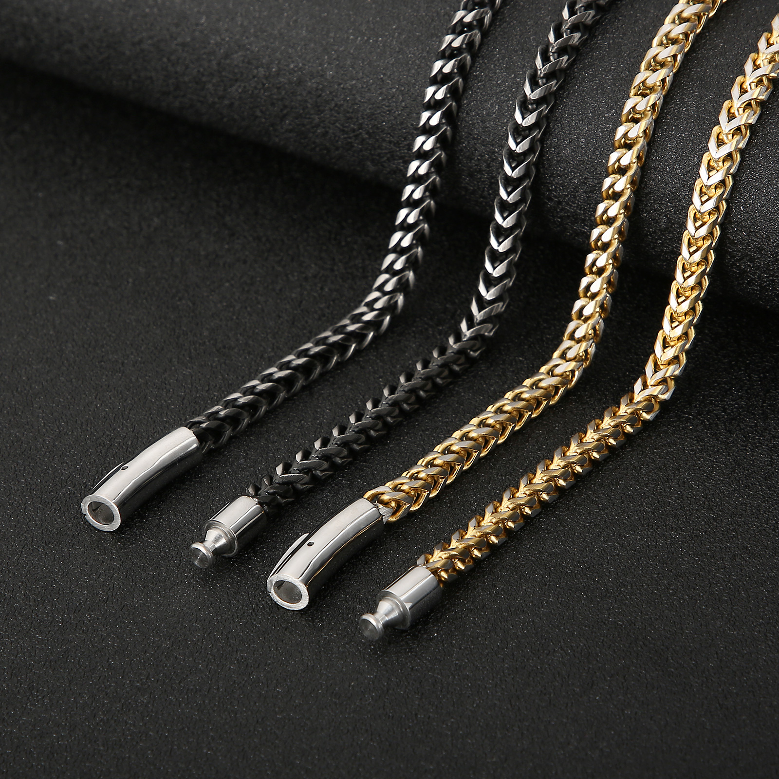 4mm Width Stainless Steel 68cm - Men Accessories Singapore のレビューと価格