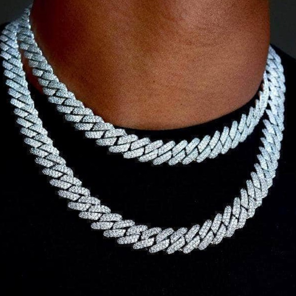 14mm Iced Out  Prong Cuban Lin - Men Accessories Pendant のレビューと価格