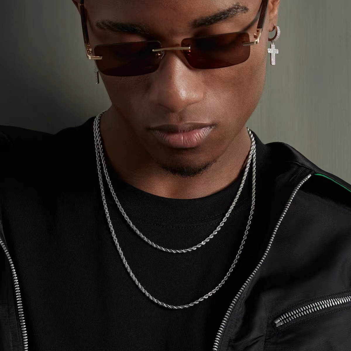 3mm Stainless Steel Men Neckla - Men Accessories Singapore のレビューと価格