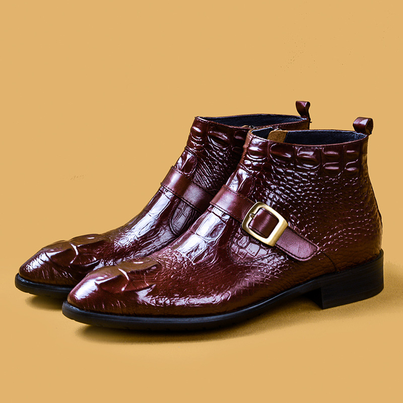 Mens Genuine Leather Crocodile - Men'S Accessories Leather のレビューと価格