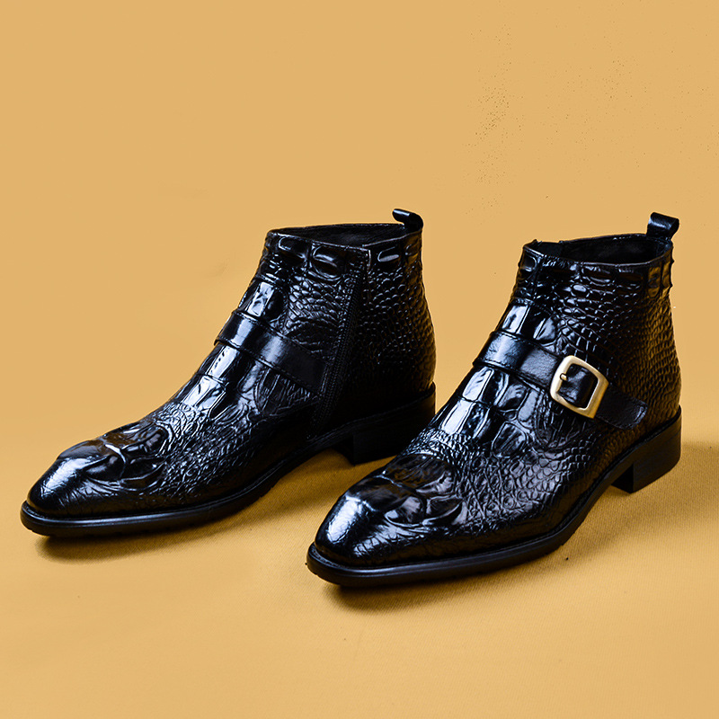 Mens Genuine Leather Crocodile - Men'S Accessories Leather のレビューと価格