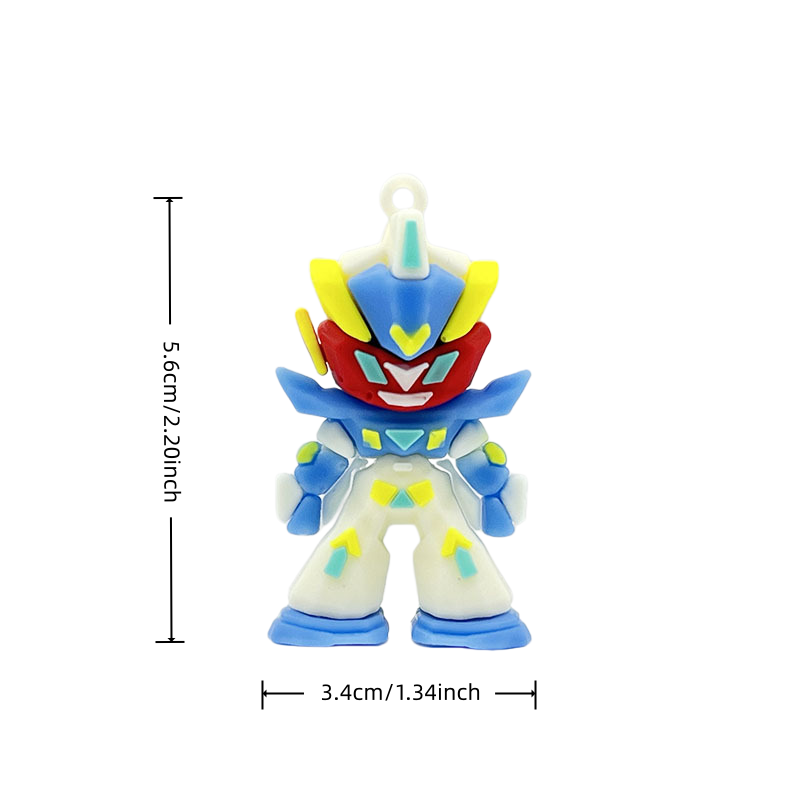 Gundam Silicone Keychain, Mini - Men Accessories Collection のレビューと価格