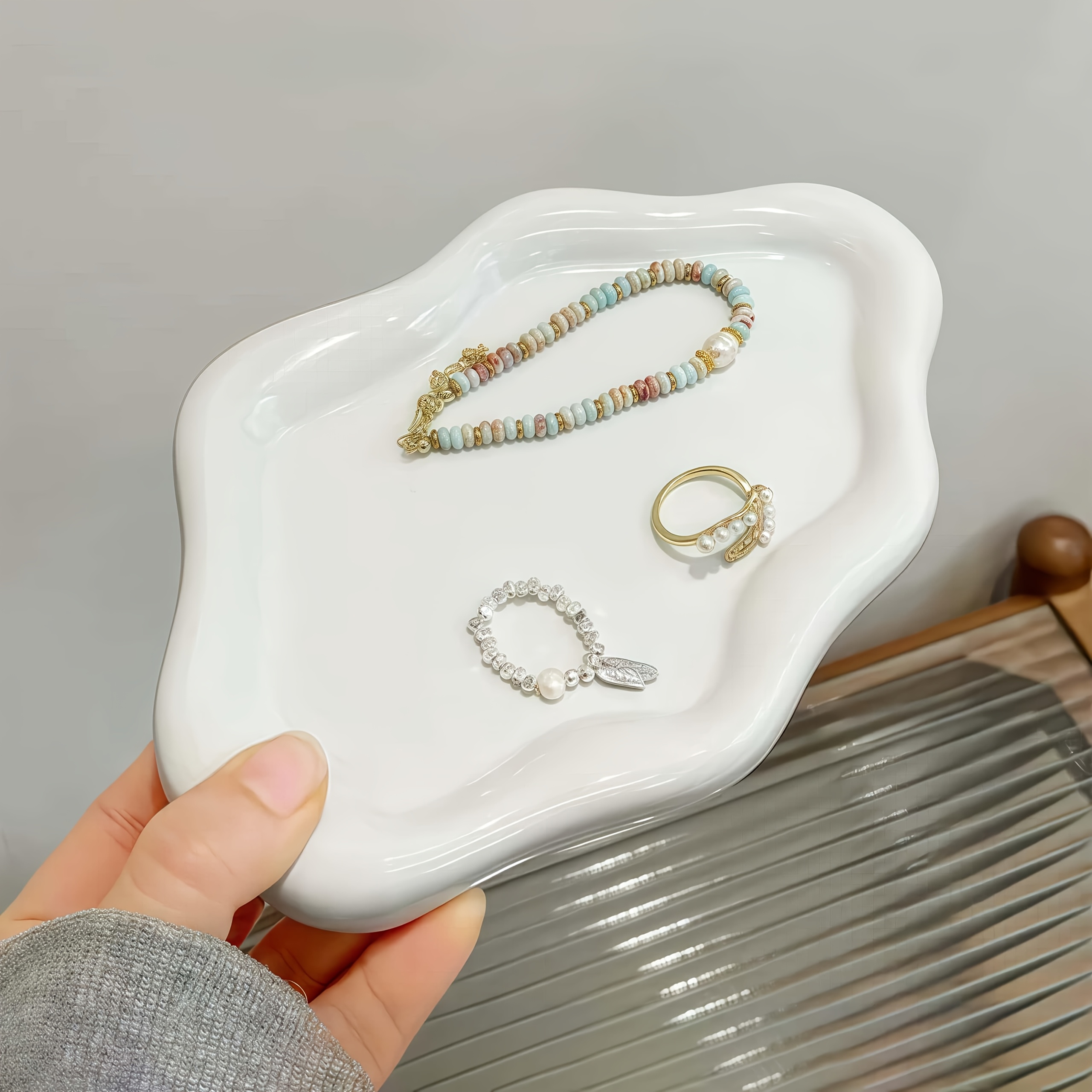 1 Large Jewelry Tray - Elegant - Men'S Accessories Organizer Tray のレビューと価格