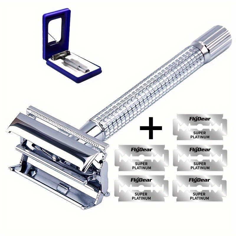 Double Edge Shaving Razor Set  - Men Accessories Combo Set のレビューと価格
