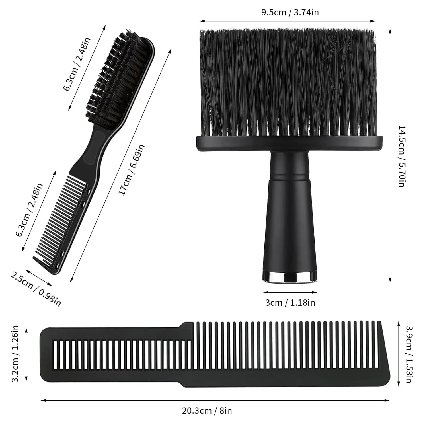 3Pcs Barber Haircut Set With N - Men Accessories Combo Set のレビューと価格