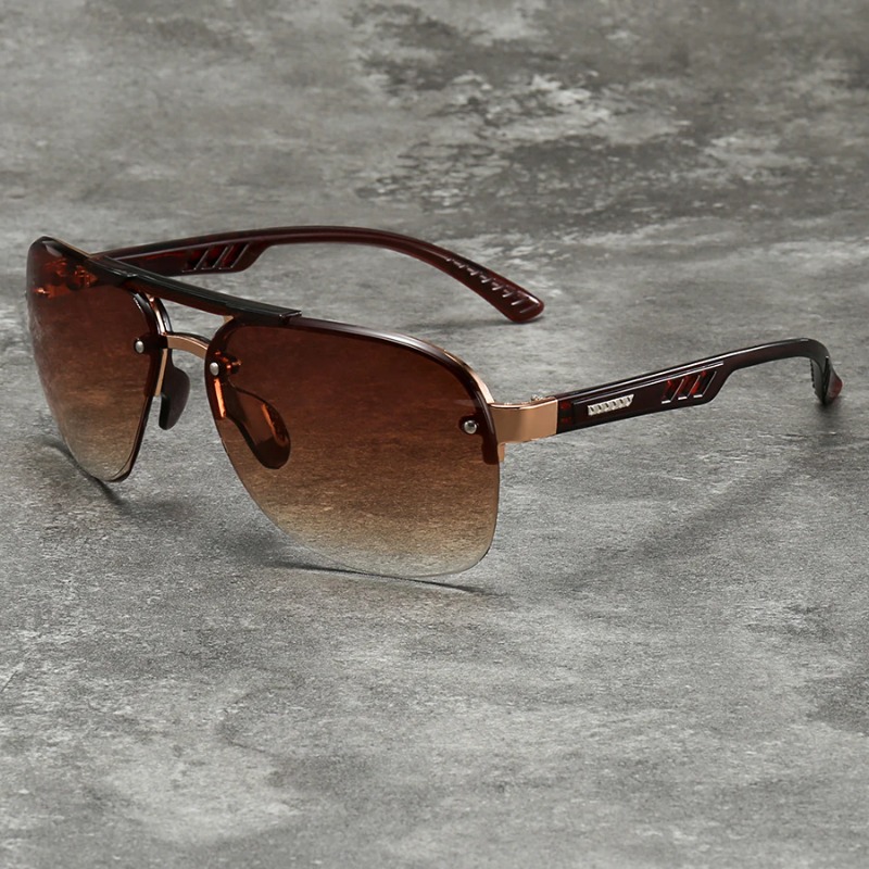 Fashion Gradient Lens Metal Su - Men'S Accessories Glasses のレビューと価格