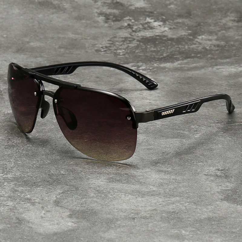 Fashion Gradient Lens Metal Su - Men'S Accessories Glasses のレビューと価格