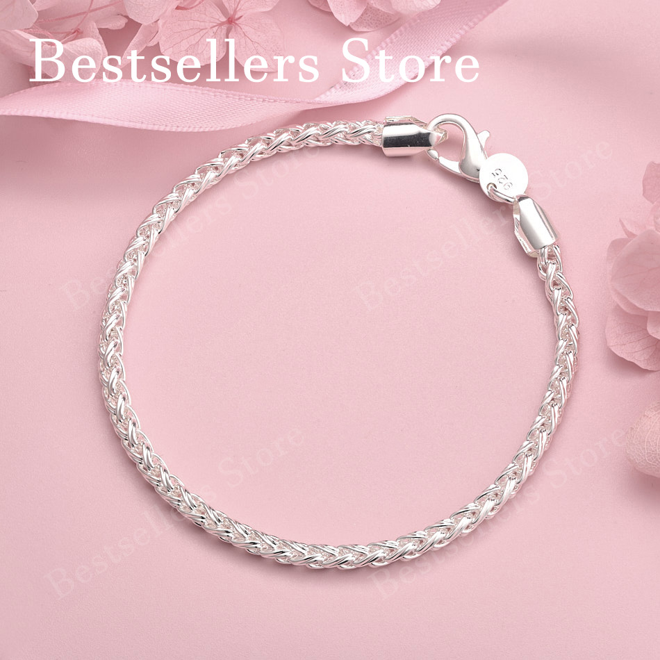 Charm 925 sterling silver 8-in - Men Accessories Chain And Bracelet のレビューと価格