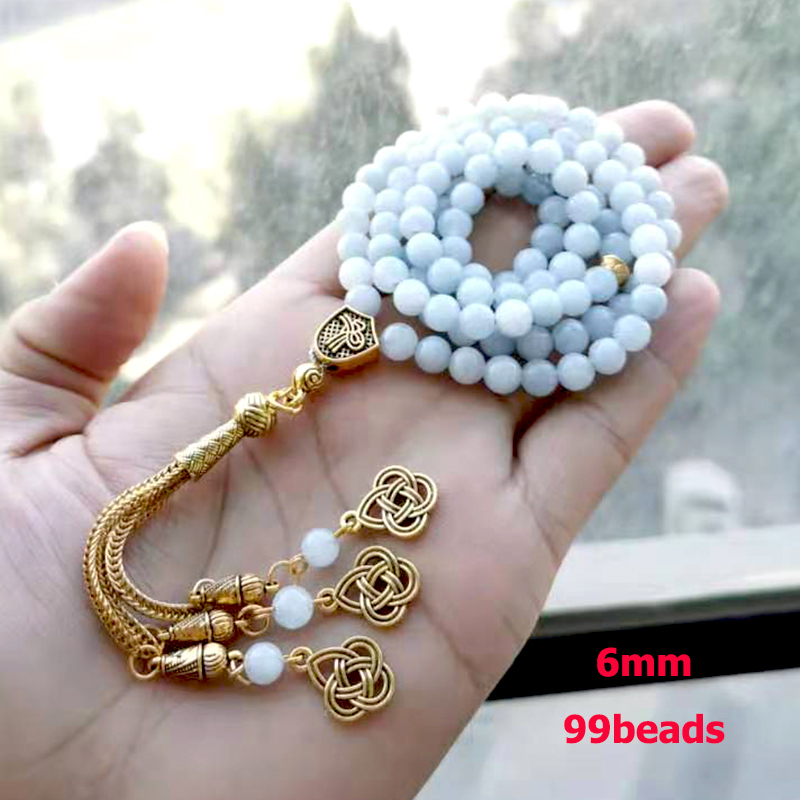 Tasbih Natural Aquamarines Sto - Men Accessories Hk のレビューと価格