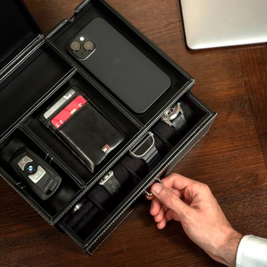 Mens Jewelry Box Organizer and - Men'S Accessories Organizer Tray のレビューと価格