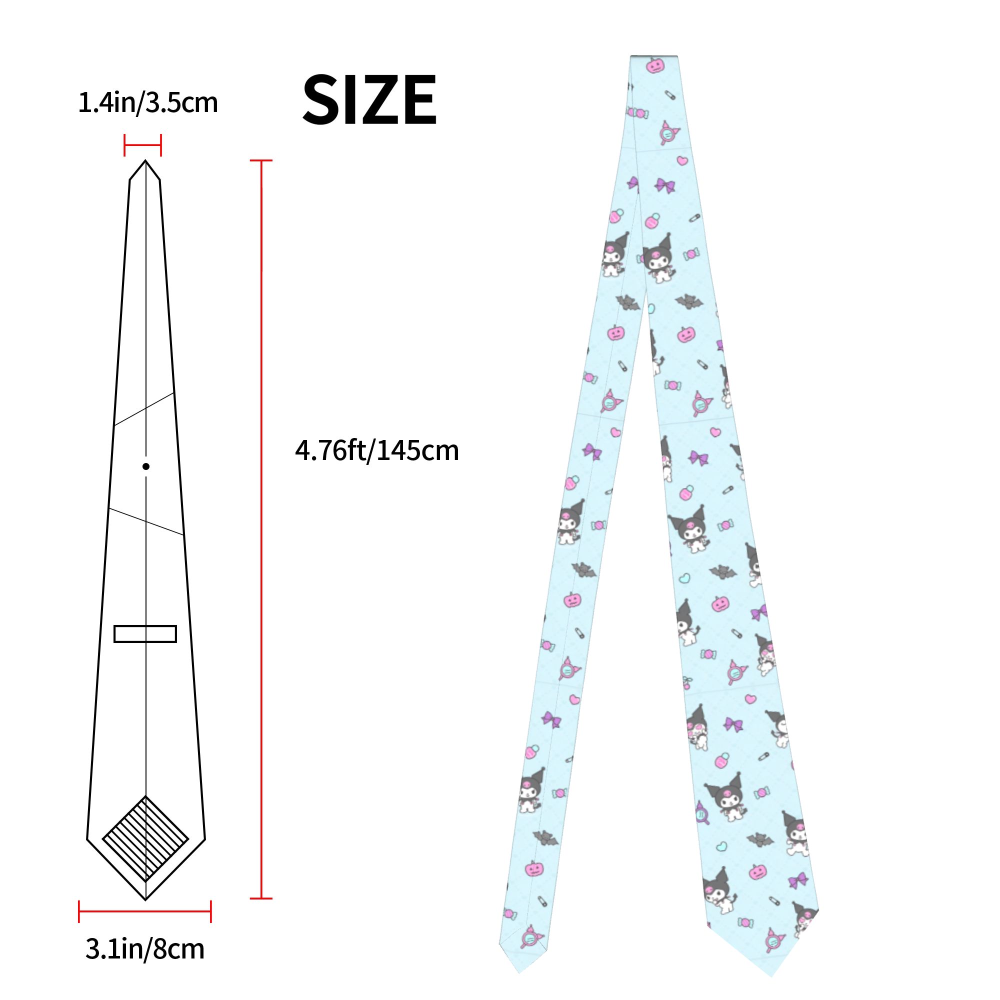 Kawaii Kuromi  Men Necktie Sli - Men Accessories Wedding のレビューと価格
