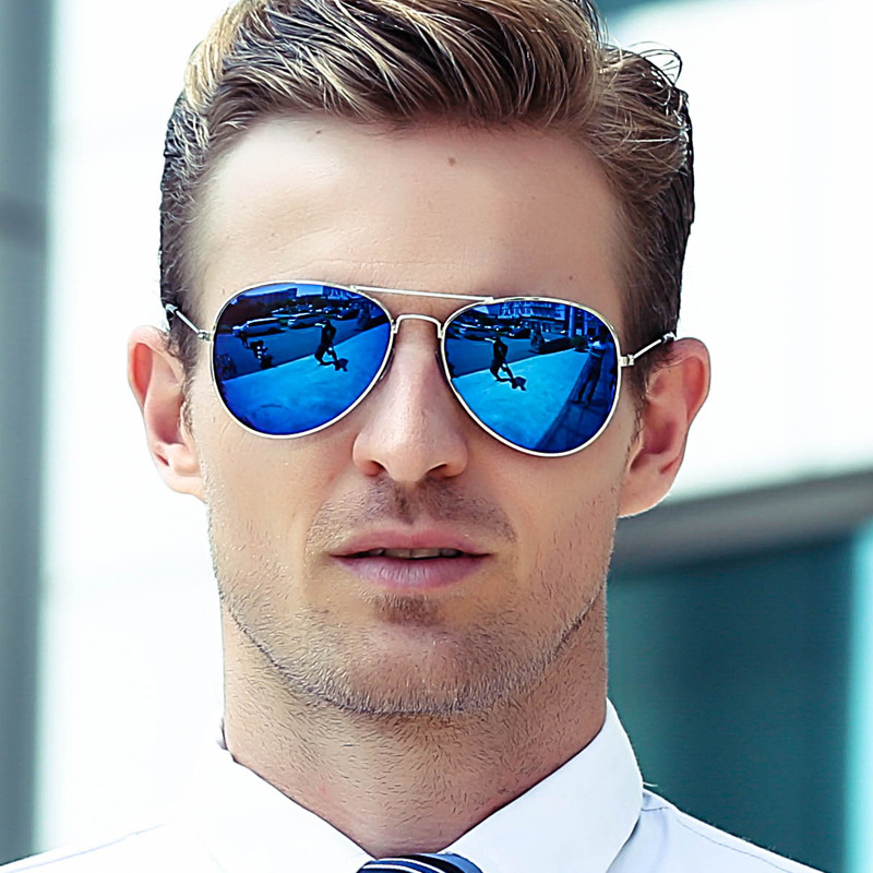 New Double Bridge Pilot Sungla - Men'S Accessories Glasses のレビューと価格