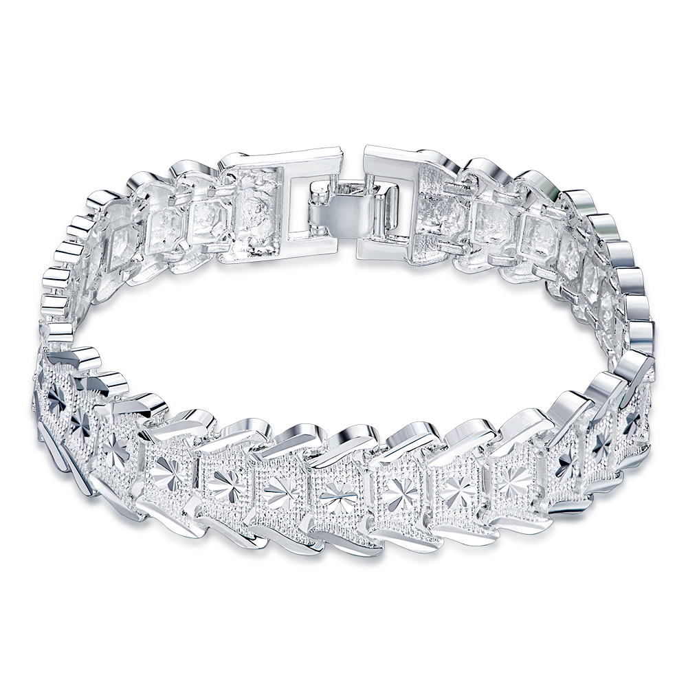 Noble 925 Sterling Silver Fash - Men Accessories Chain And Bracelet のレビューと価格