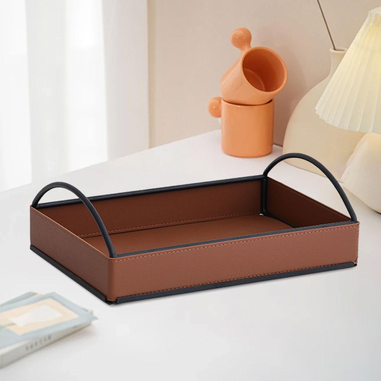 Modern PU Leather Valet Tray D - Men'S Accessories Organizer Tray のレビューと価格