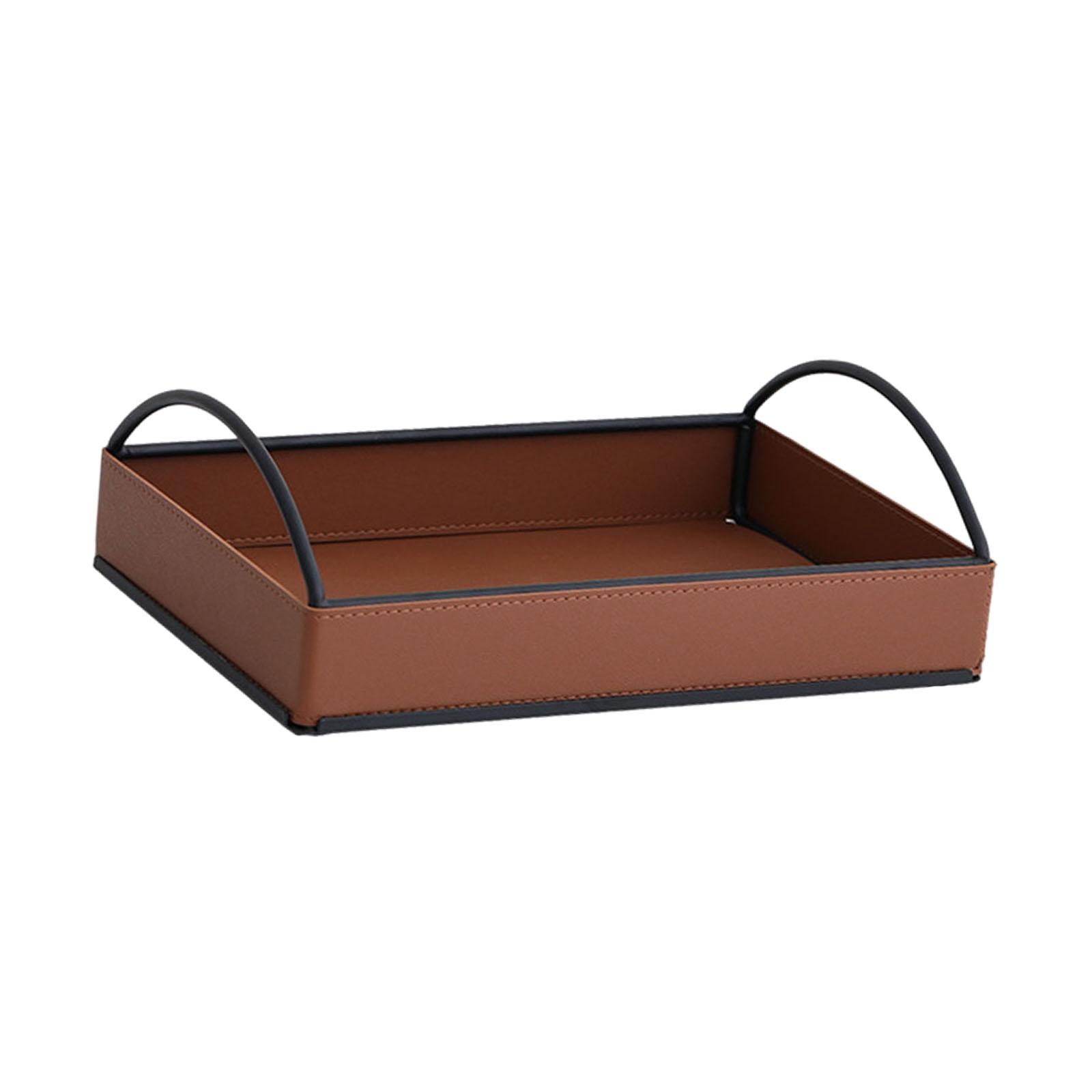 Modern PU Leather Valet Tray D - Men'S Accessories Organizer Tray のレビューと価格