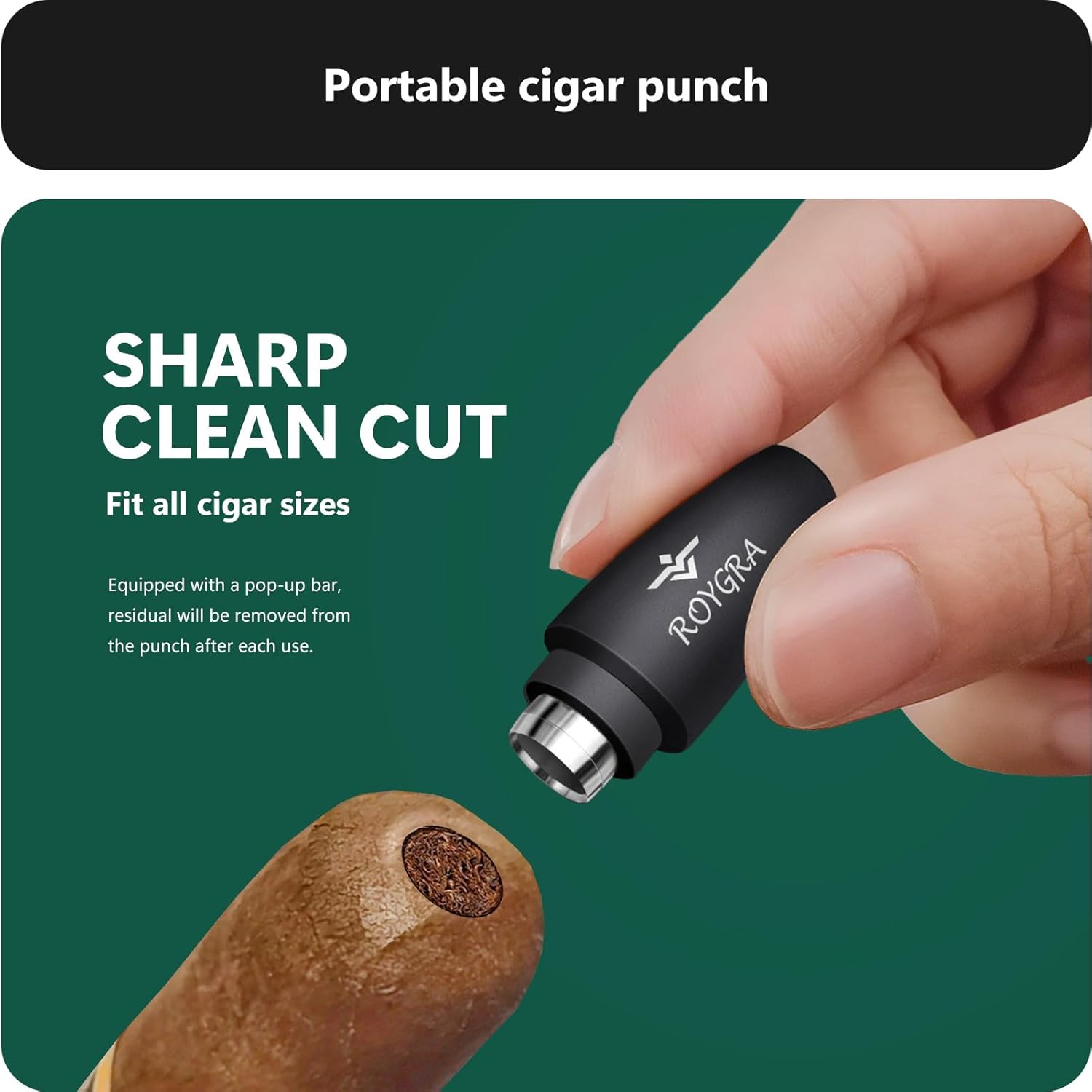 Cigar Cutter Set 3 Pack, Stain - Men Accessories Usa のレビューと価格
