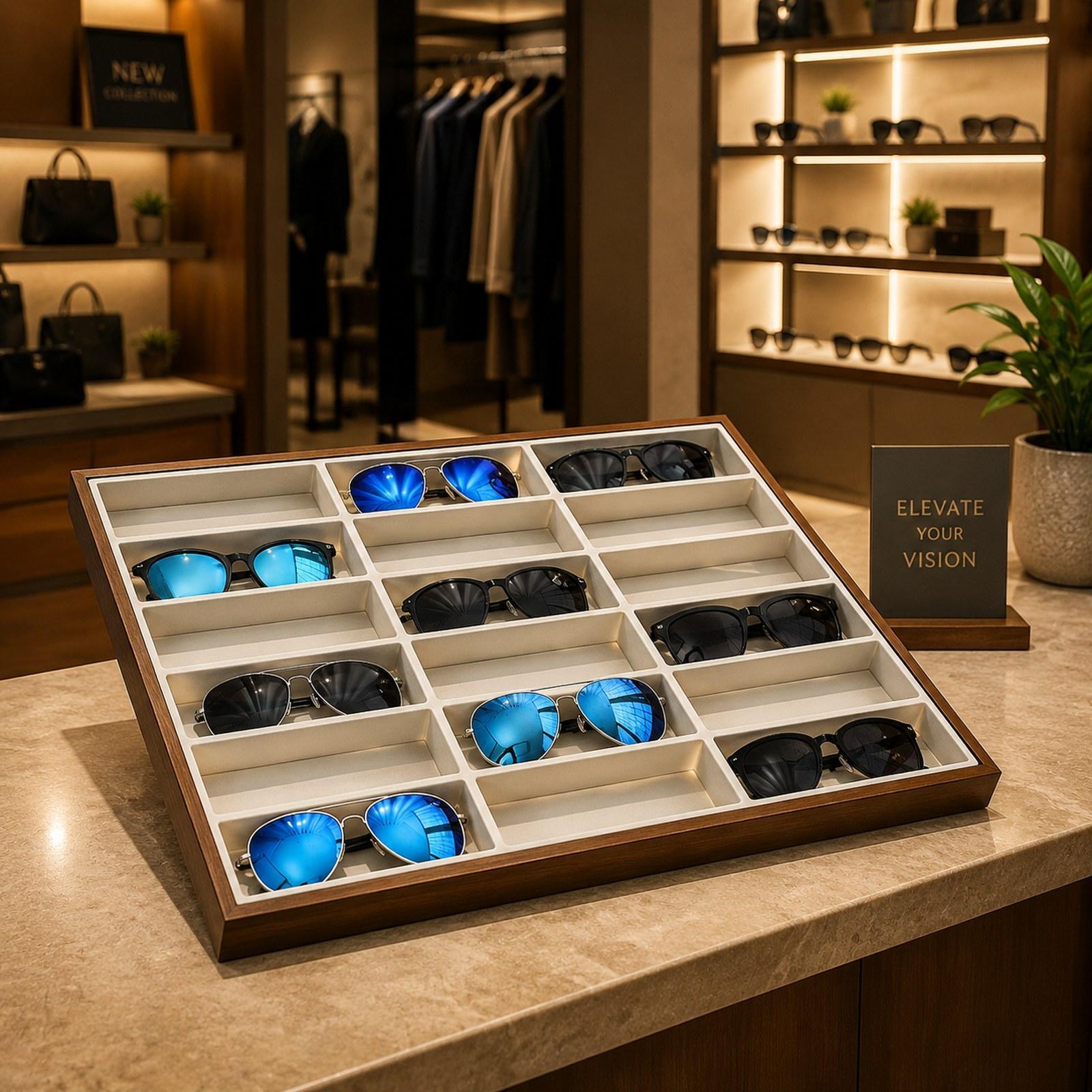 Glasses Display Tray Eyewear S - Men'S Accessories Organizer Tray のレビューと価格