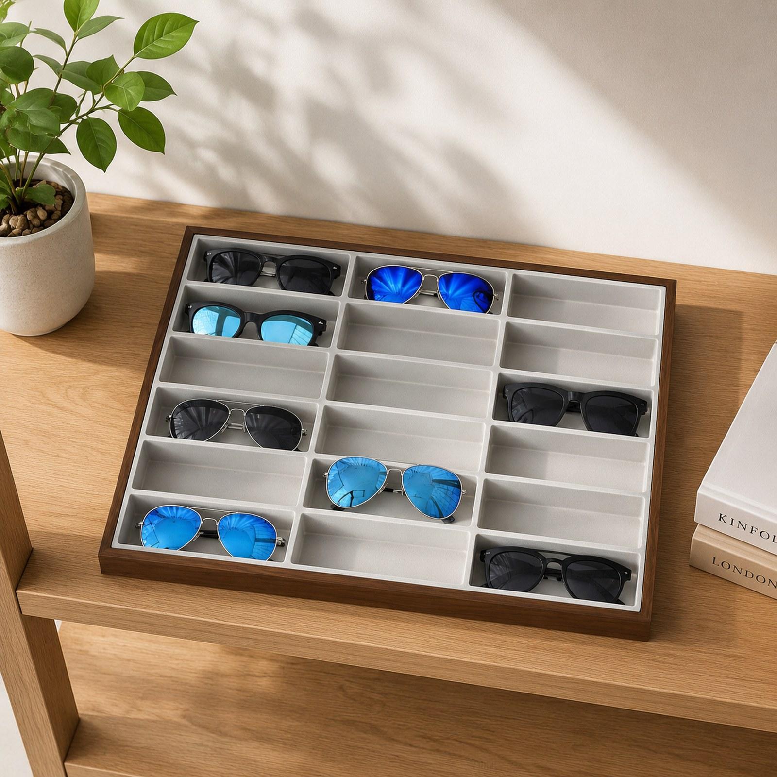 Glasses Display Tray Eyewear S - Men'S Accessories Organizer Tray のレビューと価格