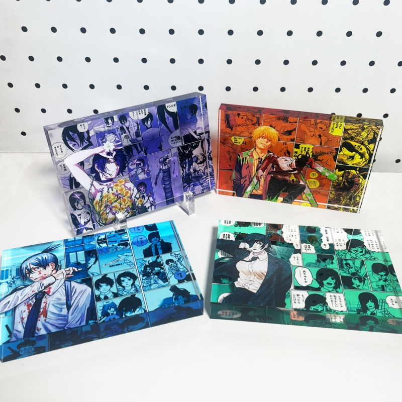 Chainsaw Man Acrylic Block Des - Men Accessories Collection のレビューと価格