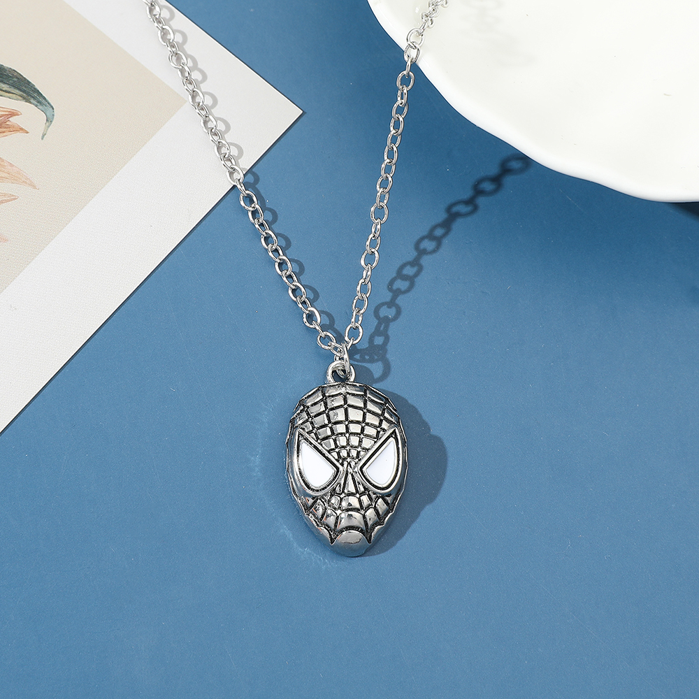 Superhero Spider Man Mask Pend - Men Accessories Pendant のレビューと価格