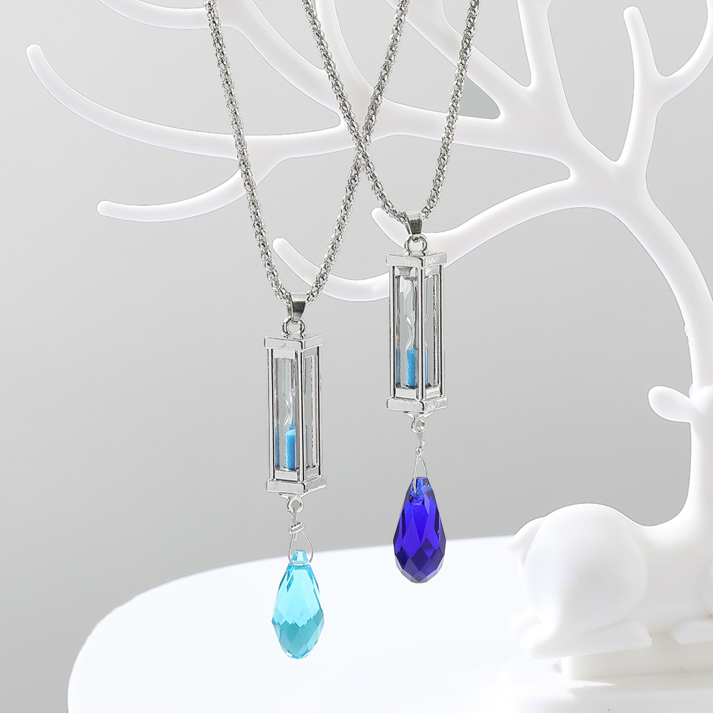 Anime Cartoon Hourglass Neckla - Men Accessories Pendant のレビューと価格