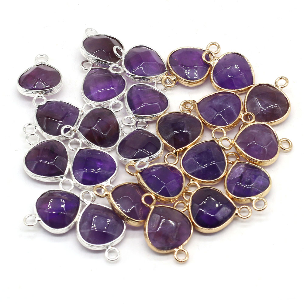 2pcs Natural Stone Connectors  - Men Accessories Pendant のレビューと価格