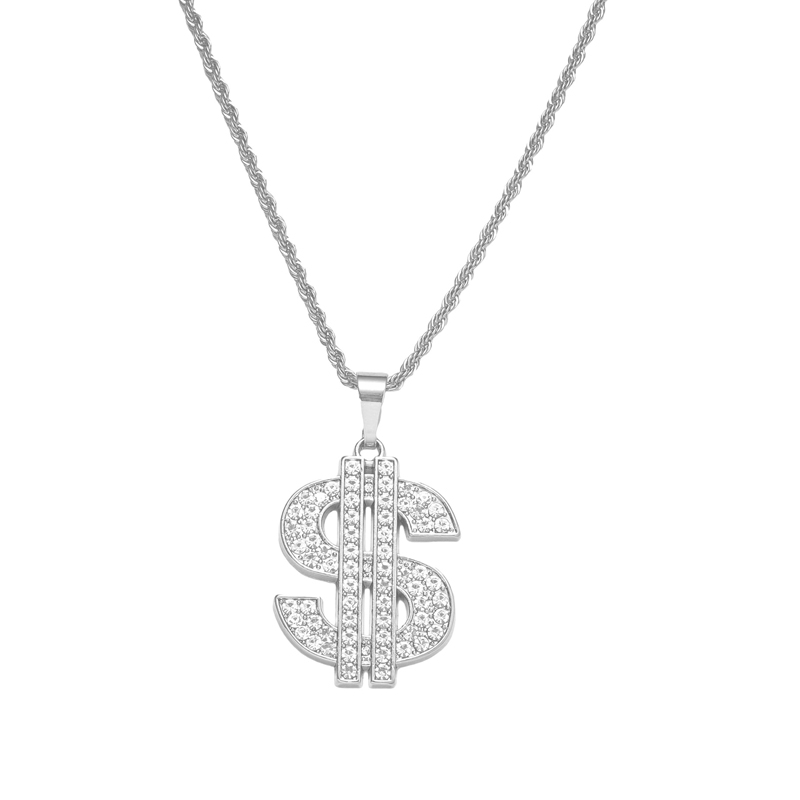 Dollar Sign Necklace 80s 90s C - Men Accessories Singapore のレビューと価格