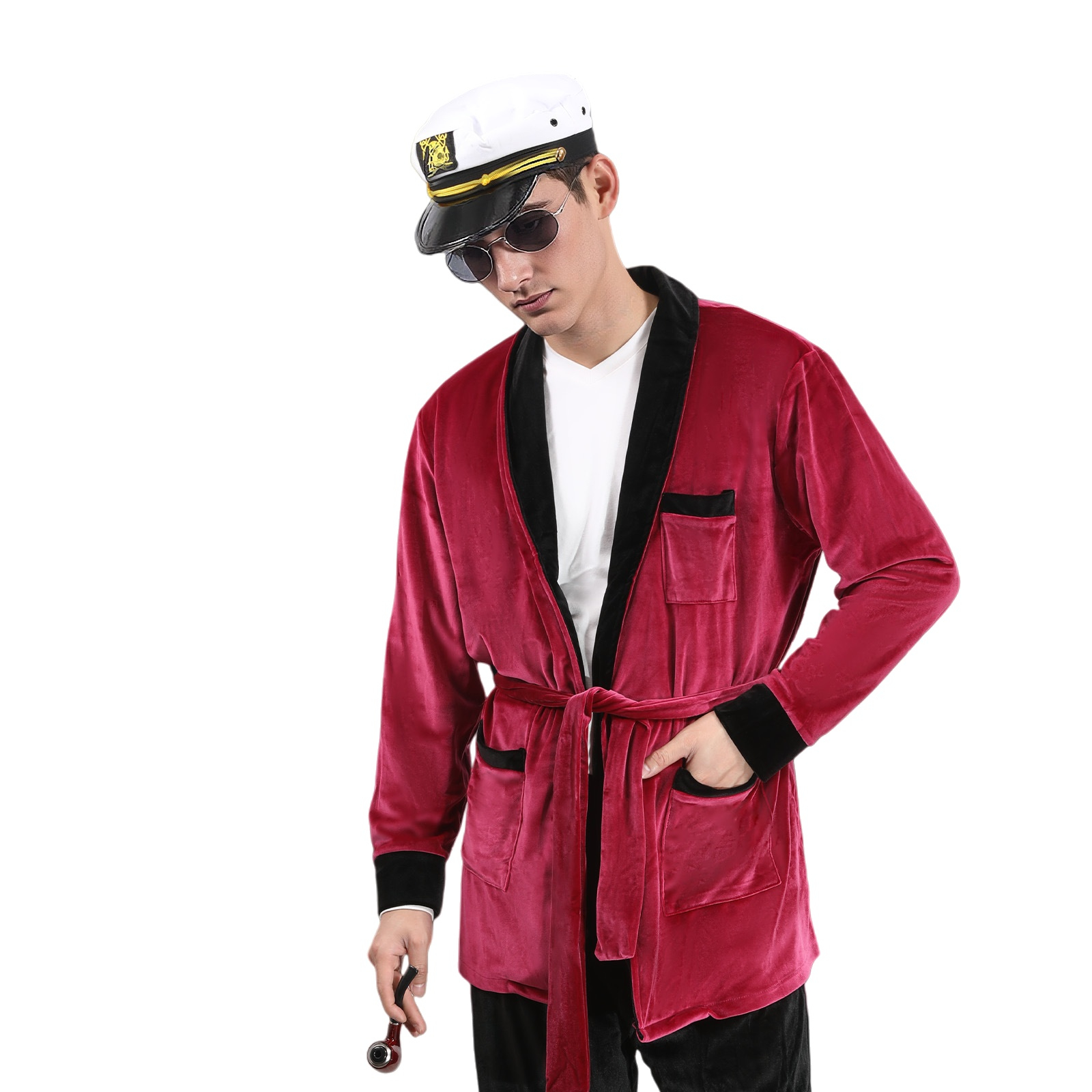Men Flannel Red Nightgown Thic - Men'S Accessories Glasses のレビューと価格