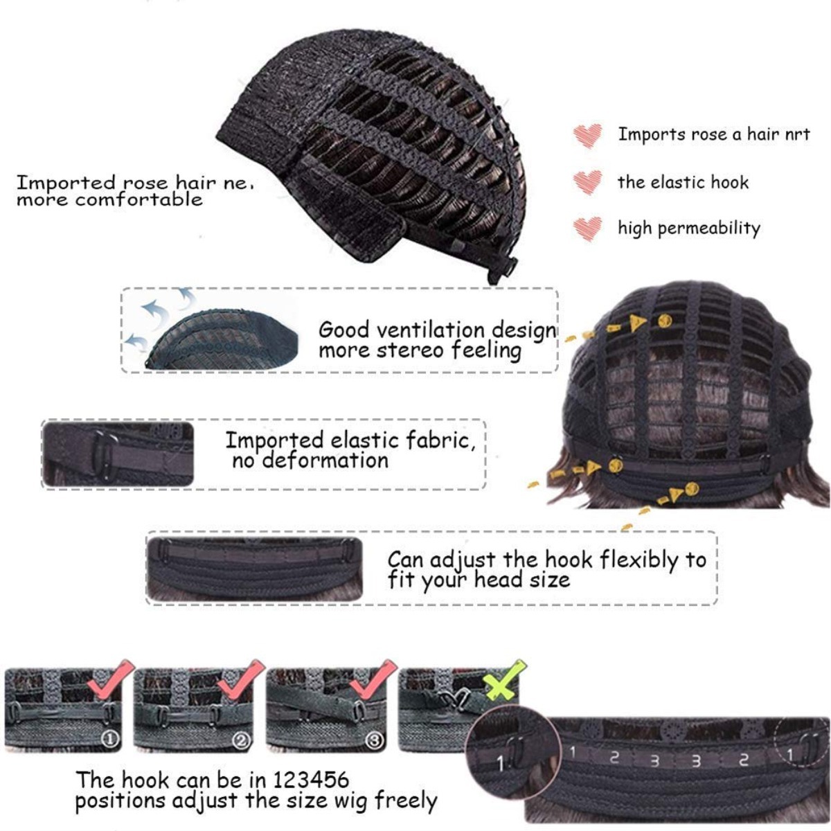 Retro Style Men Mullet Wig Cla - Mens Accessories Style のレビューと価格