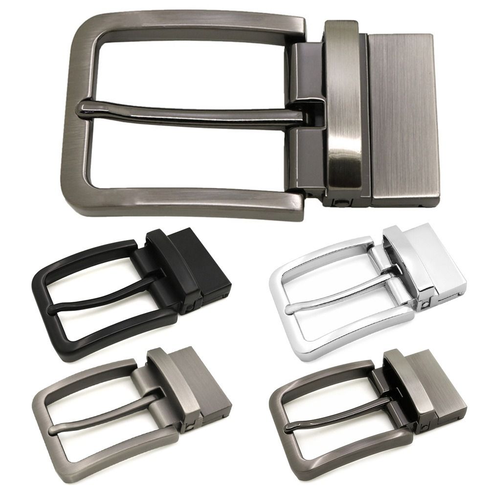Men's Metal Pin Belt Buckle Ro - Men'S Accessories Leather のレビューと価格