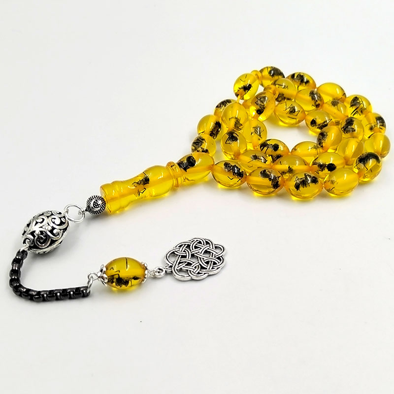 Tasbih men Yellow resin Real i - Men Accessories Hk のレビューと価格