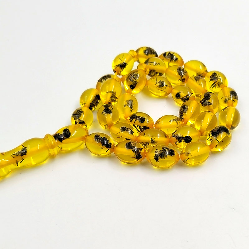 Tasbih men Yellow resin Real i - Men Accessories Hk のレビューと価格