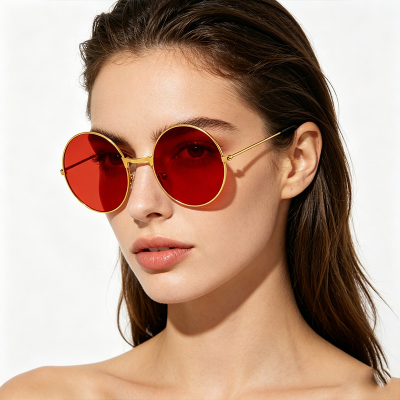 Classic Vintage Round Frame Su - Men'S Accessories Glasses のレビューと価格